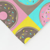 ドーナツをチェック！ フリースブランケット (角)