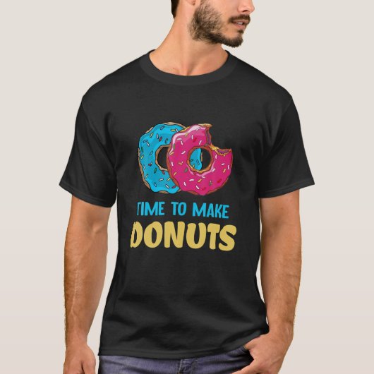 ドーナツを作る時間 Tシャツ (正面)
