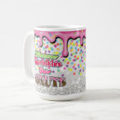 ドーナツを振りかけるもの コーヒーマグカップ (正面左)