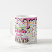ドーナツを振りかけるもの コーヒーマグカップ (正面左)
