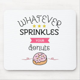ドーナツを振りかける事は何でも マウスパッド