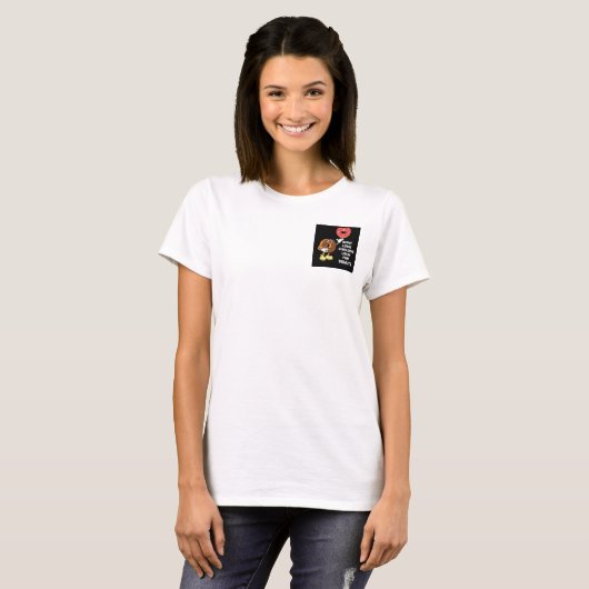 ドーナツを探して愛を探してはいけない Tシャツ (正面フル)