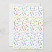 ドーナツを育てないで ガールズ 誕生日招待状 あらゆる年齢 招待状 (裏面)