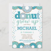 ドーナツを育てないで 招待状 (正面)