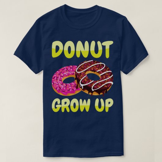 ドーナツを育てる Tシャツ (デザイン正面)