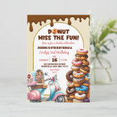 ドーナツを逃すな！合同誕生日パーティー 招待状 (スタンド正面)