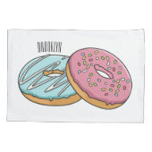 ドーナツアニメイラストレーション 枕カバー (裏面)