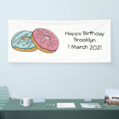 ドーナツアニメイラストレーション 横断幕 (トレードショー)