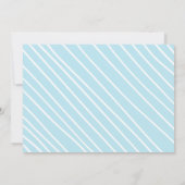 ドーナツウォーターカラースウィートワンボーイフファースト誕生日 招待状 (裏面)