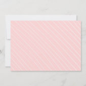 ドーナツウォーターカラー2スイートガールセカンド誕生日 招待状 (裏面)