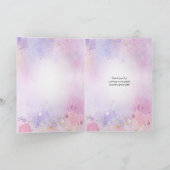 ドーナツウォーター色ありがとう カード (内部)