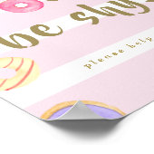 ドーナツウォール/バーパーティー標識 ポスター (角)