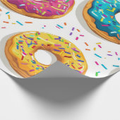 ドーナツガーリー型 ラッピングペーパー (角)