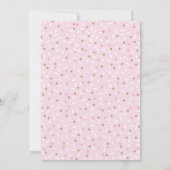 ドーナツガーリー招待状ドーナッツ誕生日散布機 招待状 (裏面)