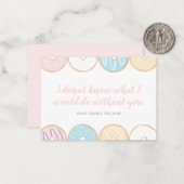 ドーナツキッズ教室 バレンタインデー ノートカード (正面/裏面インサイチュ)