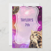 ドーナツキャット銀河系招待状 招待状 (裏面)