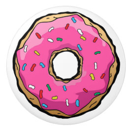 ドーナツキャビネットのノブ セラミックノブ