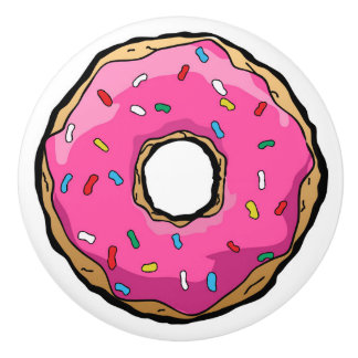 ドーナツキャビネットのノブ セラミックノブ