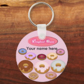 ドーナツクイーンキーチェーン キーホルダー (正面)
