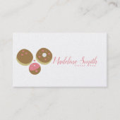 ドーナツショップベーカリーケーキデコレーター名刺 名刺 (正面)