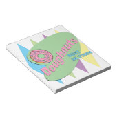 ドーナツショップ ノートパッド (アングル)