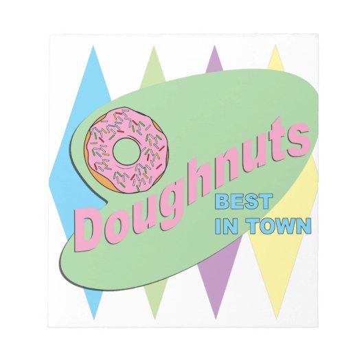 ドーナツショップ ノートパッド (正面)