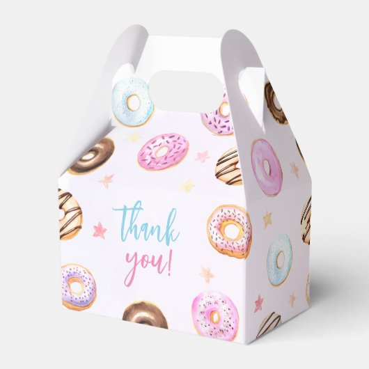 ドーナツスイートガール2nd誕生日 フェイバーボックス (裏面サイド)