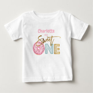 ドーナツスイートワンの誕生日 ベビーTシャツ