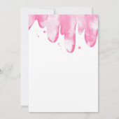 ドーナツスイートワン1歳の誕生日パーティー 招待状 (裏面)