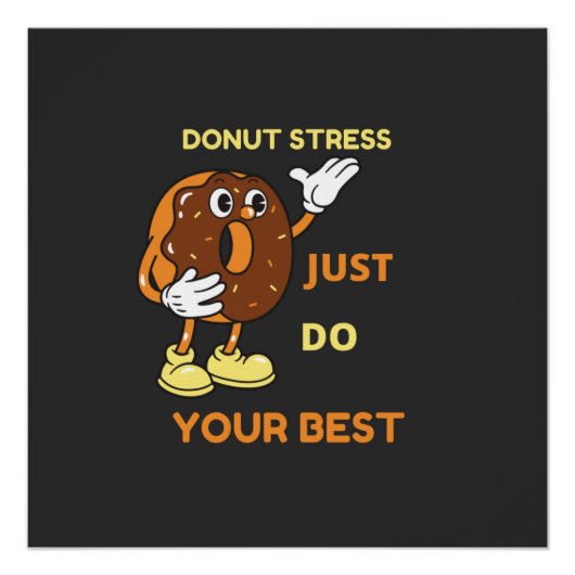 ドーナツストレスはテスト最高ので行う ポスター (正面)