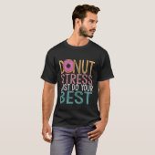 ドーナツストレステスト最高の日先生 Tシャツ (正面フル)