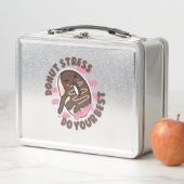 ドーナツストレス今まで、ただ最高のして メタルランチボックス (インサイチュ)