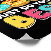 ドーナツストレスJust Do 最高の Your Test Day先生 ポスター (角)