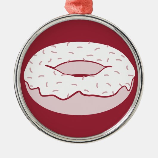 ドーナツスプリンクラー メタルオーナメント (正面)