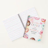 ドーナツタイムウォーターカラーゲストブックベビーシャワー ノートブック (内部)