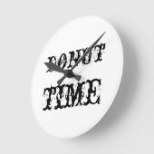 ドーナツタイム ラウンド壁時計 (傾斜)