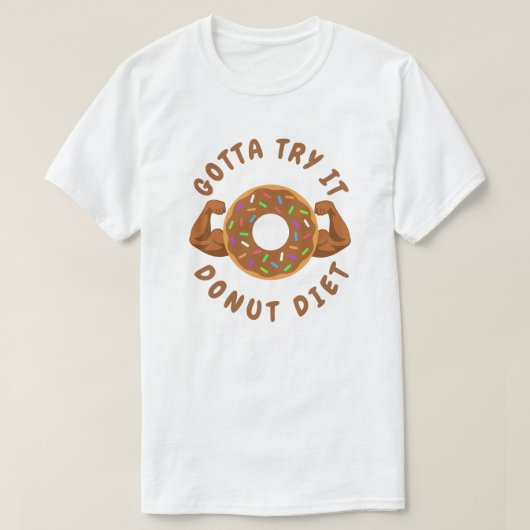 ドーナツダイエット Tシャツ (デザイン正面)