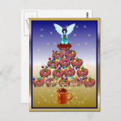 ドーナツツリー ポストカード (正面/裏面)