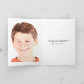 ドーナツテーマの子供の誕生日パーティー 招待状 (内部)