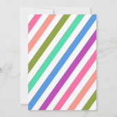 ドーナツテーマ卒業招待状 招待状 (裏面)