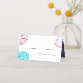 ドーナツテーマ結婚のテーブル プレイスカード