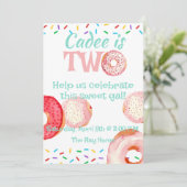 ドーナツテーマ2歳 招待状 (スタンド正面)