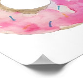 ドーナツドリップウォールアート ポスター (角)