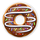 ドーナツドロワーノブ セラミックノブ (正面)