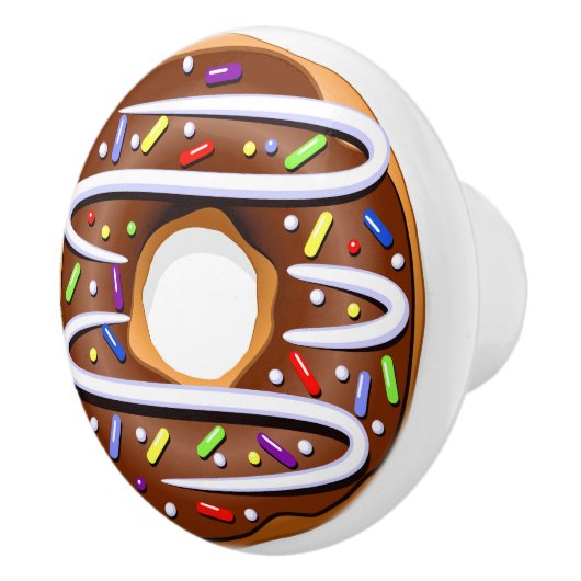 ドーナツドロワーノブ セラミックノブ (右)