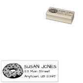 ドーナツドーナツの食品の振り掛けアドレスパーソナライズされた ラバースタンプ (押印)