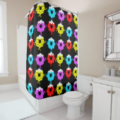 ドーナツドーナツ愛好家 シャワーカーテン (インサイチュ)