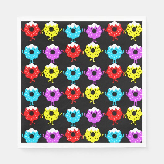 ドーナツドーナツ愛好家 スタンダードランチョンナプキン (正面)