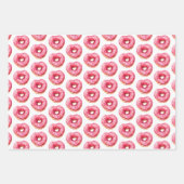 ドーナツハートの愛 ラッピングペーパーシート (正面3)