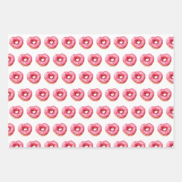 ドーナツハートの愛 ラッピングペーパーシート